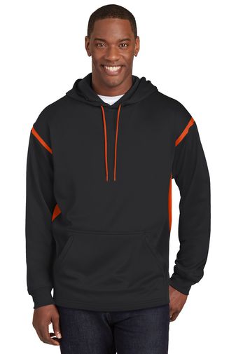 Sport-Tek ® Tech Fleece Colorblock Hooded Sweatshirt. F246