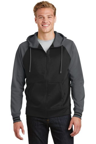 Sport-Tek ® Sport-Wick ® Varsity Fleece Full-Zip Hooded Jacket. ST236