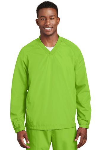 Sport-Tek ® V-Neck Raglan Wind Shirt. JST72