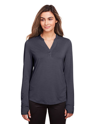 North End Ladies' Jaq Snap-Up Stretch Performance Pullover NE400W