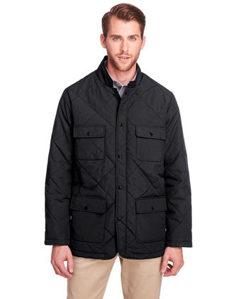 UltraClub Men'S Dawson Quilted Hacking Jacket UC708