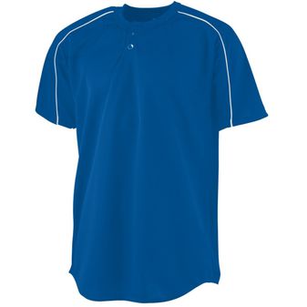 Augusta Sportswear Wicking Two-Button Baseball Jersey 585