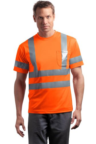 CornerStone ® - ANSI 107 Class 3 Short Sleeve Snag-Resistant Reflective T-Shirt. CS408