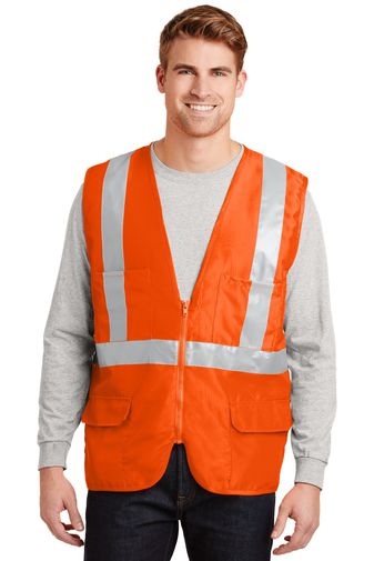 CornerStone ® - ANSI 107 Class 2 Mesh Back Safety Vest. CSV405