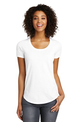 District ® Women\'s Fitted Very Important Tee ® Scoop Neck. DT6401