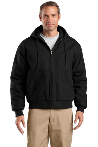 CornerStone ® Tall Duck Cloth Hooded Work Jacket. TLJ763H