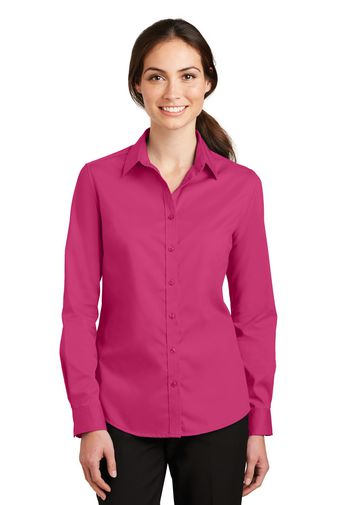 Port Authority ® Ladies SuperPro ™ Twill Shirt. L663