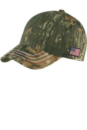 Port Authority ® Americana Contrast Stitch Camouflage Cap. C909
