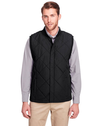 UltraClub Men'S Dawson Quilted Hacking Vest UC709