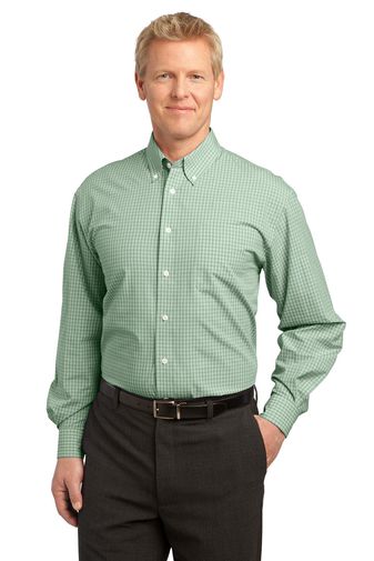 Port Authority ® Plaid Pattern Easy Care Shirt. S639