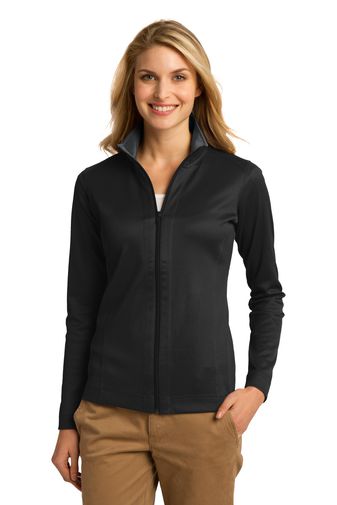 Port Authority ® Ladies Vertical Texture Full-Zip Jacket. L805