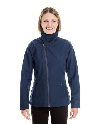 North End Ladies' Edge Soft Shell Jacket With Convertible Collar NE705W