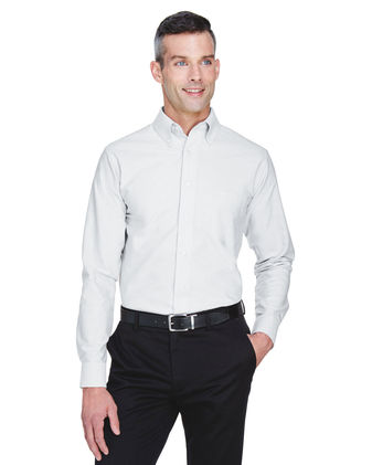UltraClub Men'S Tall Classic Wrinkle-Resistant Long-Sleeve Oxford 8970T