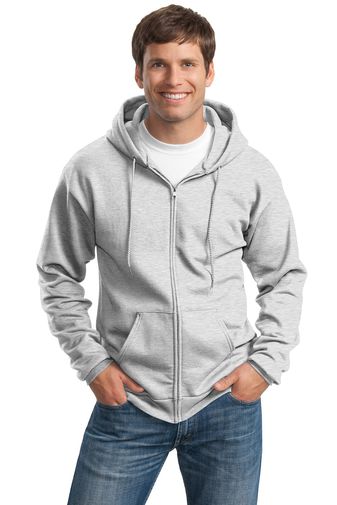 Port & Company ® Tall Essential Fleece Full-Zip Hooded Sweatshirt. PC90ZHT