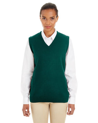 Harriton Ladies' Pilbloc&trade; V-Neck Sweater Vest M415W