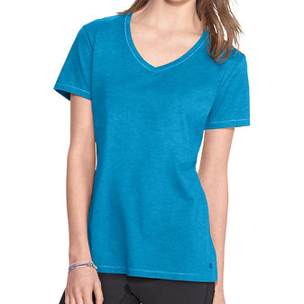 Champion Authentic Womens Jersey V-Neck Tee Shirt 8875 [$6.69 ...